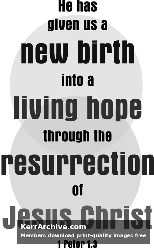 Year A Easter Second Sunday (grayscale)