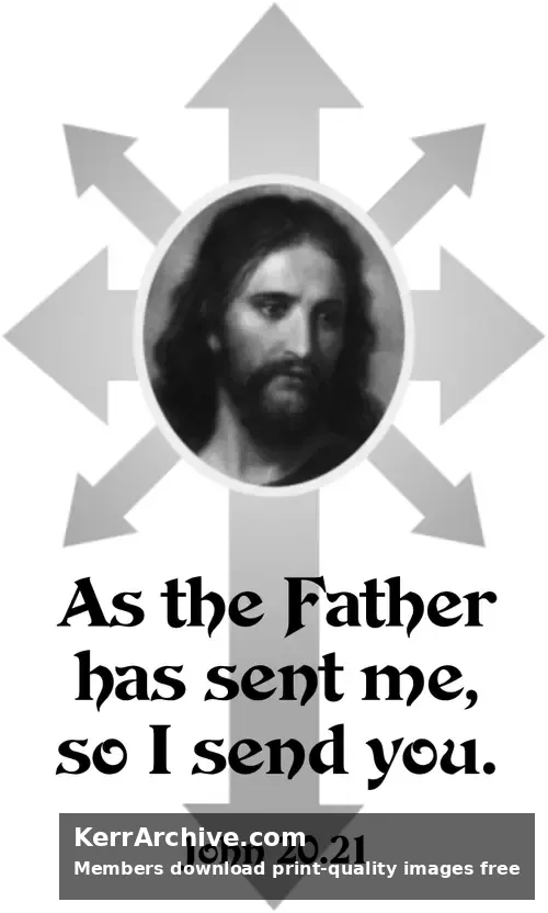 Year A Easter Second Sunday (grayscale)