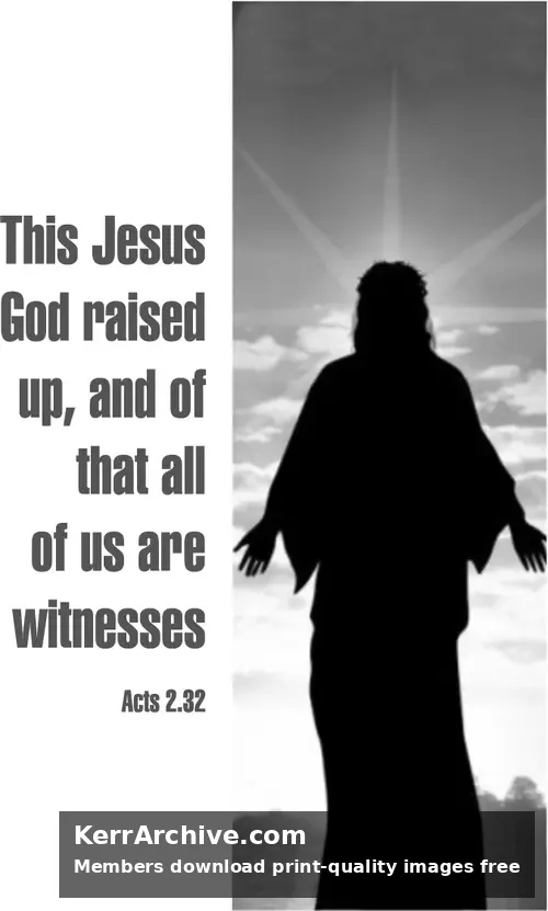 Year A Easter Second Sunday (grayscale)