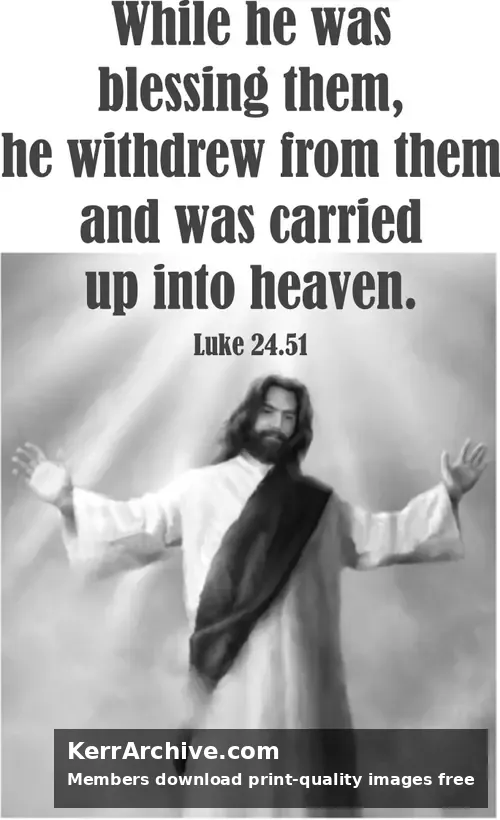 Year A Easter Ascension Sunday (grayscale)