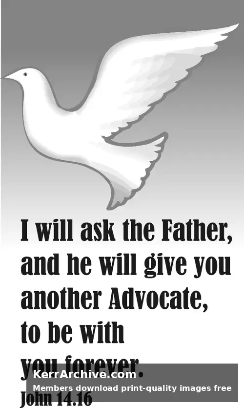 Year A Easter Sixth Sunday (grayscale)