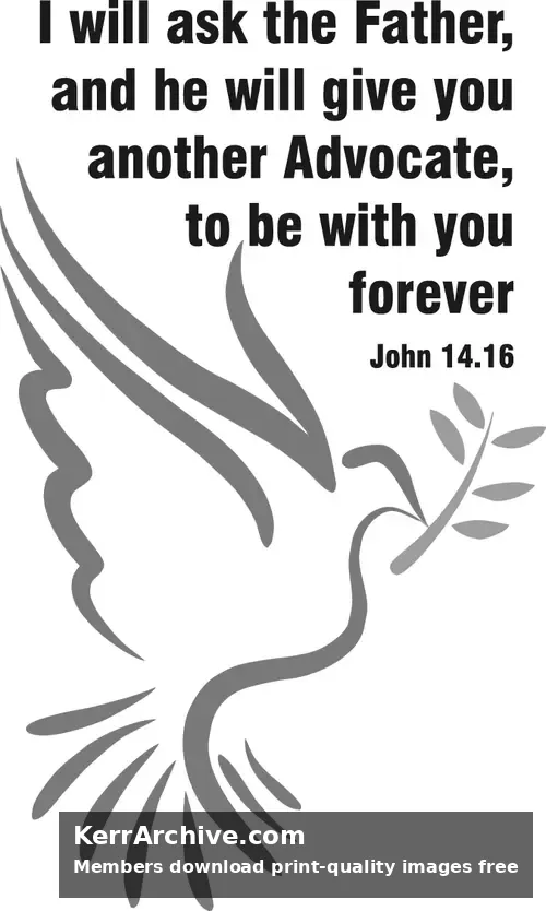 Year A Easter Sixth Sunday (grayscale)