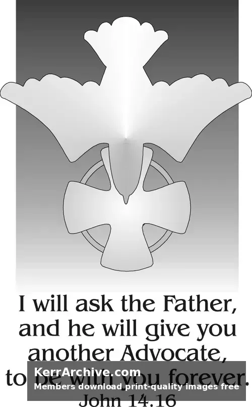Year A Easter Sixth Sunday (grayscale)