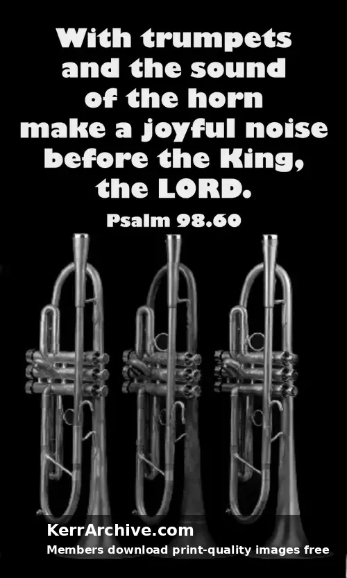 Year B Easter Six Sunday — Psalms 98:60 (grayscale)