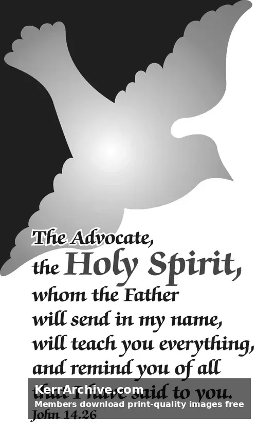 Year C Easter Sixth Sunday (grayscale)