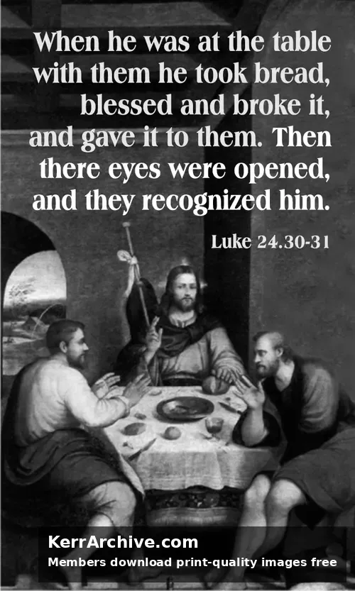 Year A Easter Third Sunday (grayscale)