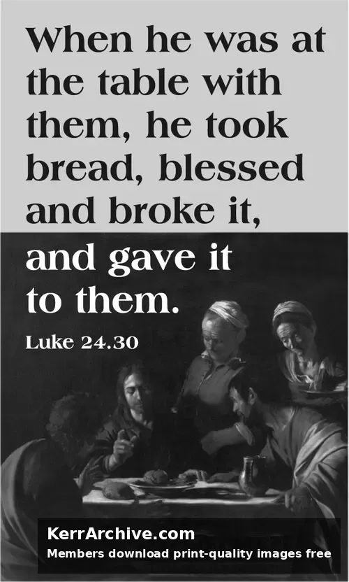 Year A Easter Third Sunday (grayscale)