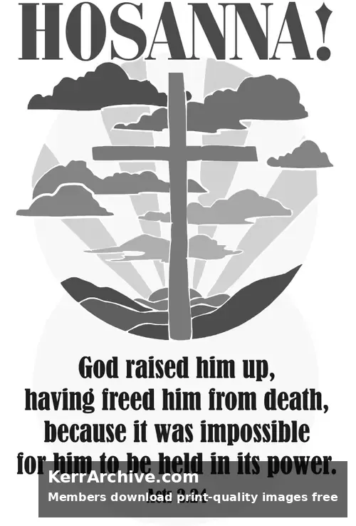 Year A Easter Third Sunday (grayscale)