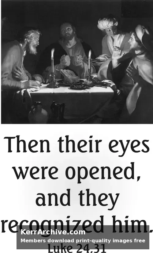 Year A Easter Third Sunday (grayscale)