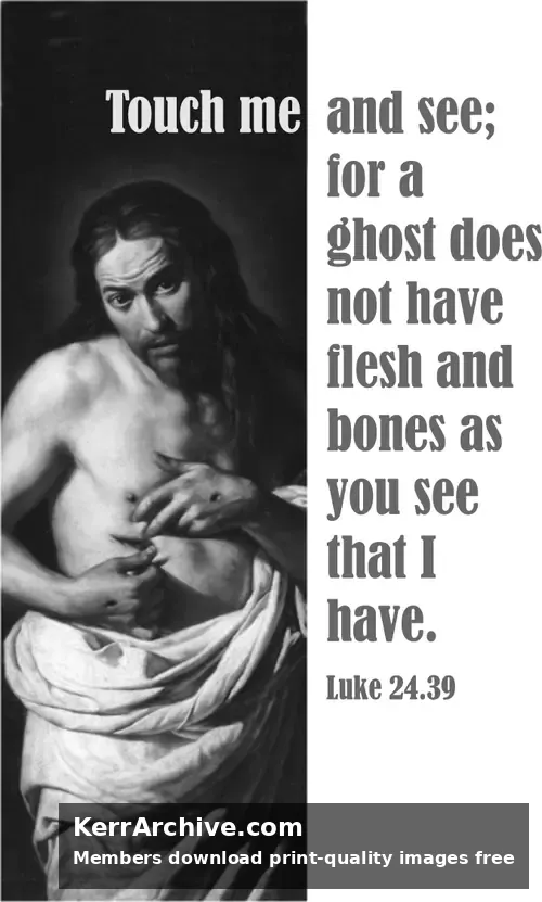 Year B Easter Third Sunday (grayscale)