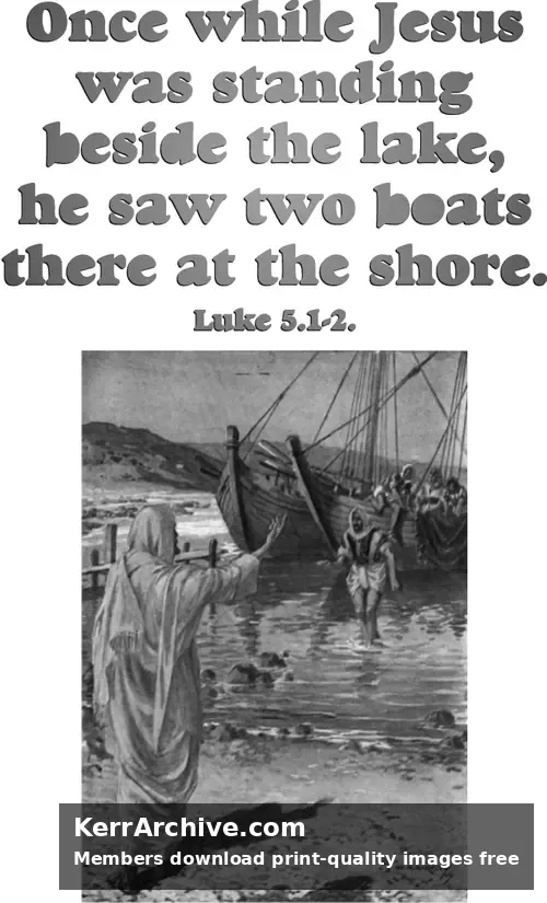 Year C Epiphany Fifth Sunday (grayscale)