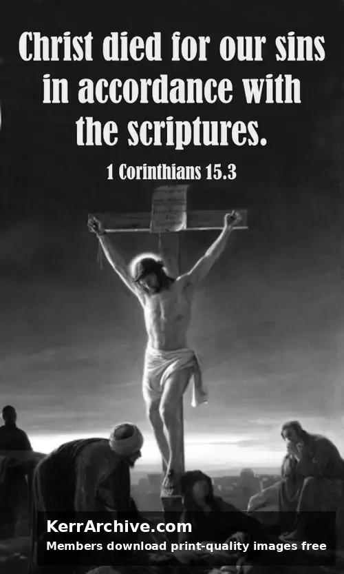 Year C Epiphany Sunday — 2 Corinthians 15:3 (grayscale)