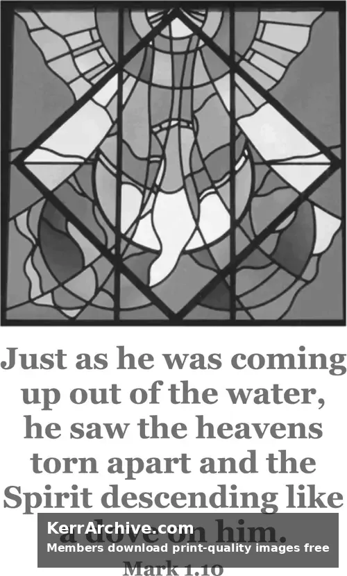 Year B Epiphany First Sunday (grayscale)