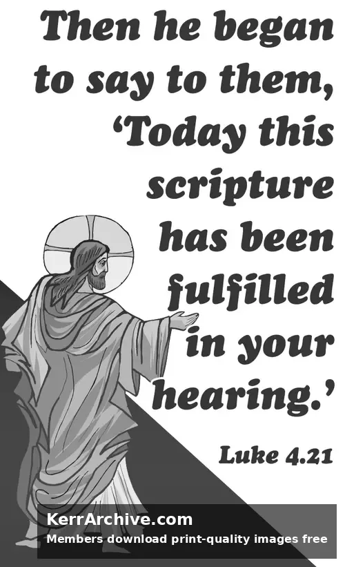 Year C Epiphany Fourth Sunday (grayscale)