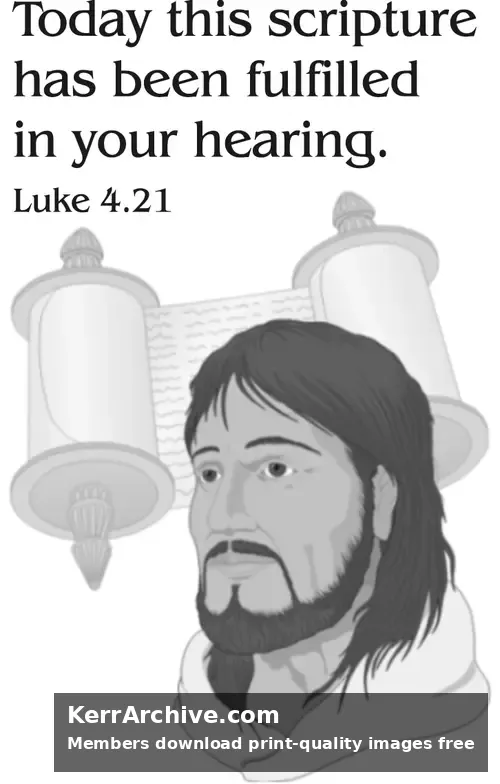 Year C Epiphany Fourth Sunday (grayscale)