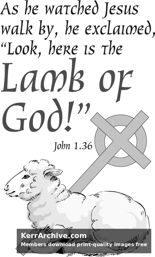Year A Epiphany Second Sunday (grayscale)