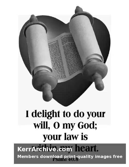 Year A Epiphany Second Sunday — Psalms 40:8 (grayscale)