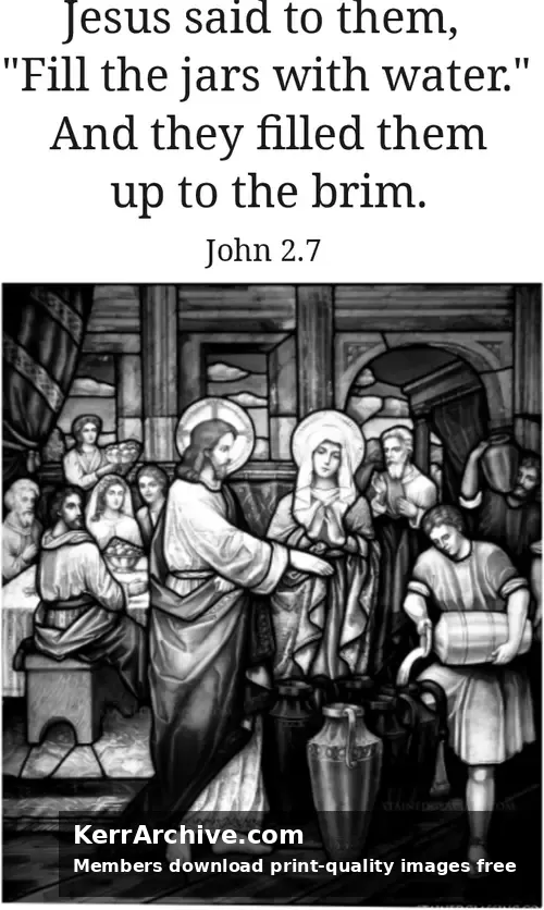 Year C Epiphany Second Sunday (grayscale)