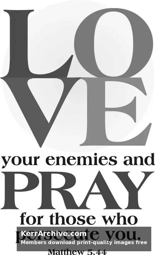 Year A Epiphany Seventh Sunday (grayscale)