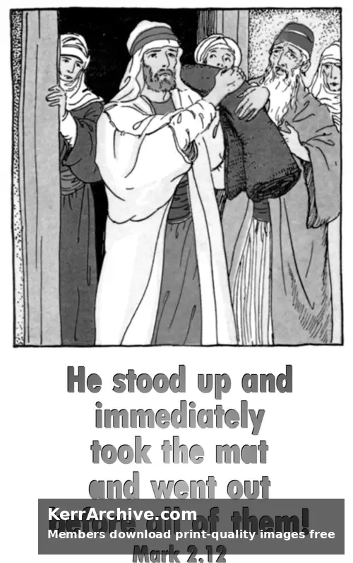 Year B Epiphany Seventh Sunday (grayscale)