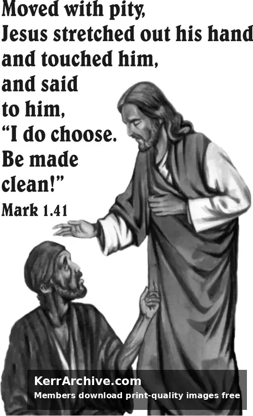 Year B Epiphany Sixth Sunday (grayscale)