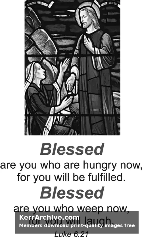 Year C Epiphany Sixth Sunday (grayscale)