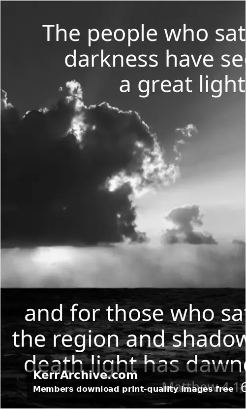 Year A Epiphany Third Sunday (grayscale)