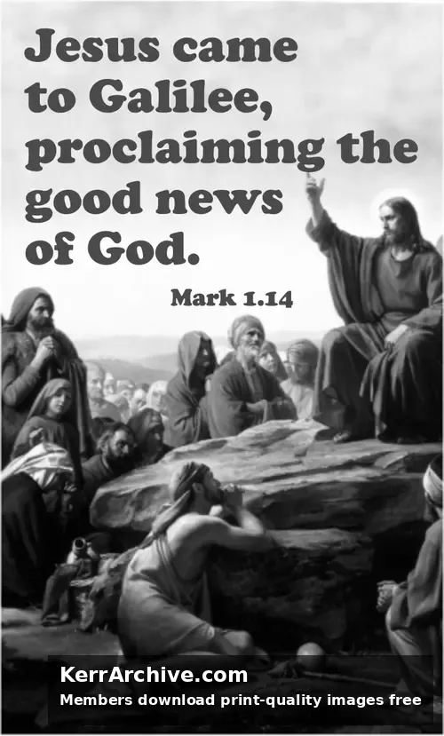 Year B Epiphany Third Sunday (grayscale)