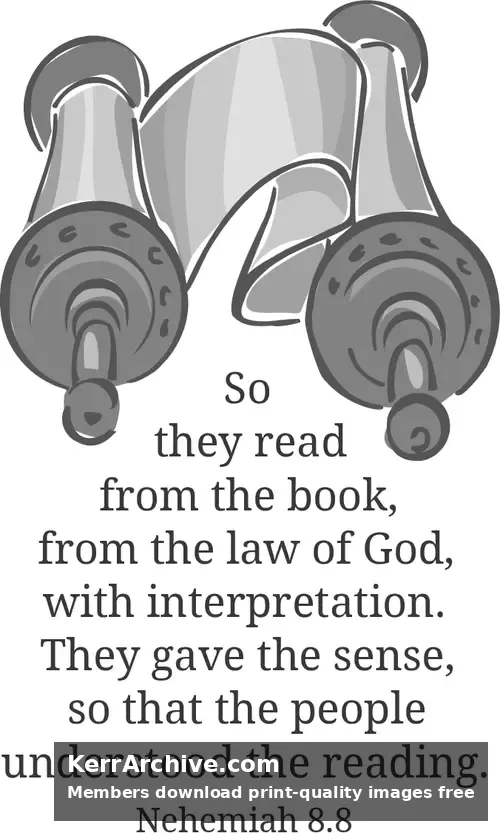 Year C Epiphany Third Sunday (grayscale)