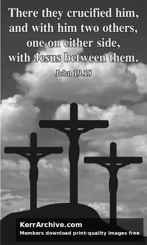 Year A Holy Week Good Friday (grayscale)