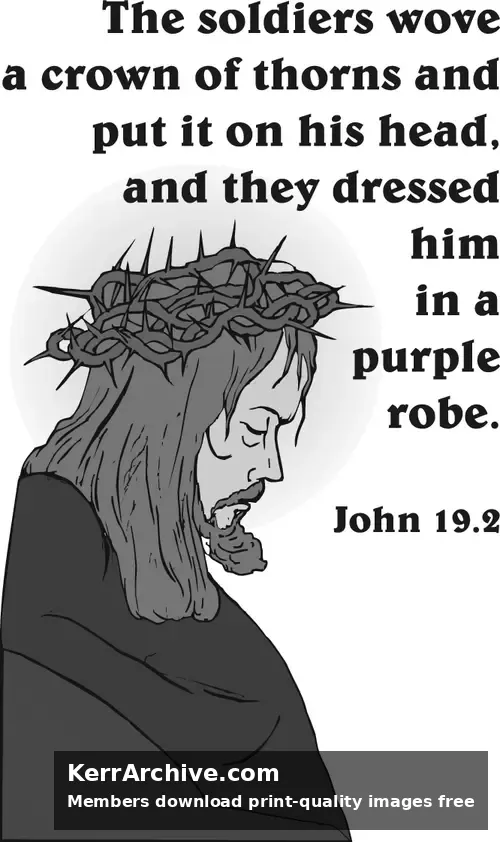 Year B Holy Week Good Friday (grayscale)