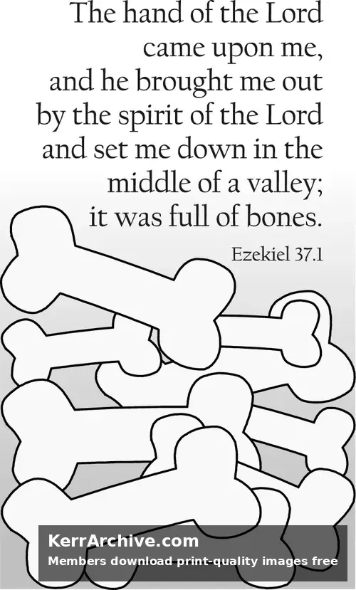 Year A Lent Fifth Sunday (grayscale)