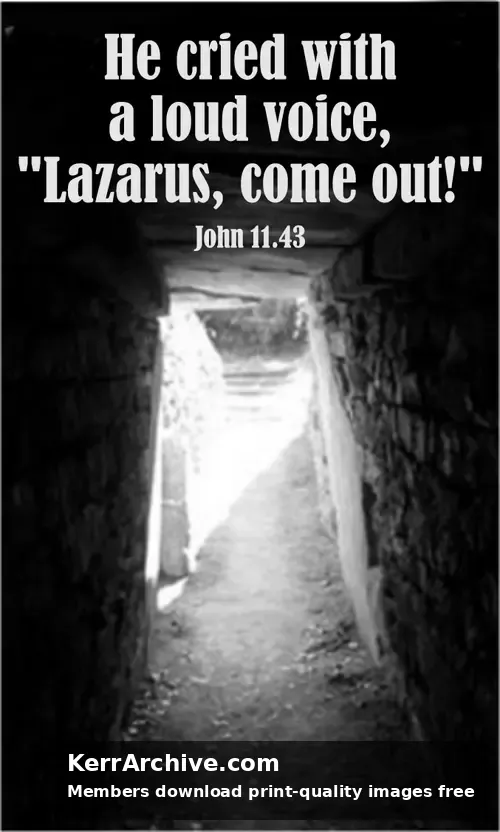Year A Lent Fifth Sunday (grayscale)