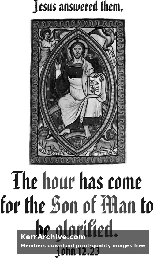 Year B Lent Fifth Sunday (grayscale)