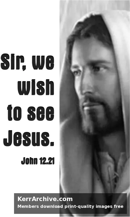 Year B Lent Fifth Sunday (grayscale)