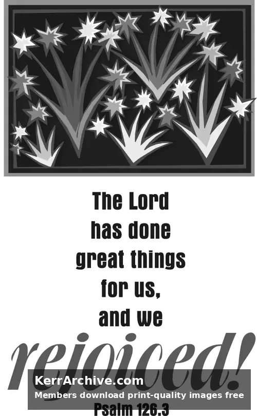 Year C Lent Fifth Sunday (grayscale)