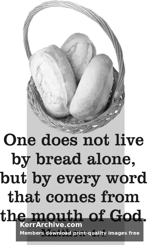 Year A Lent First Sunday (grayscale)