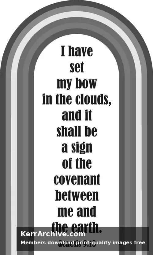 Year B Lent First Sunday (grayscale)