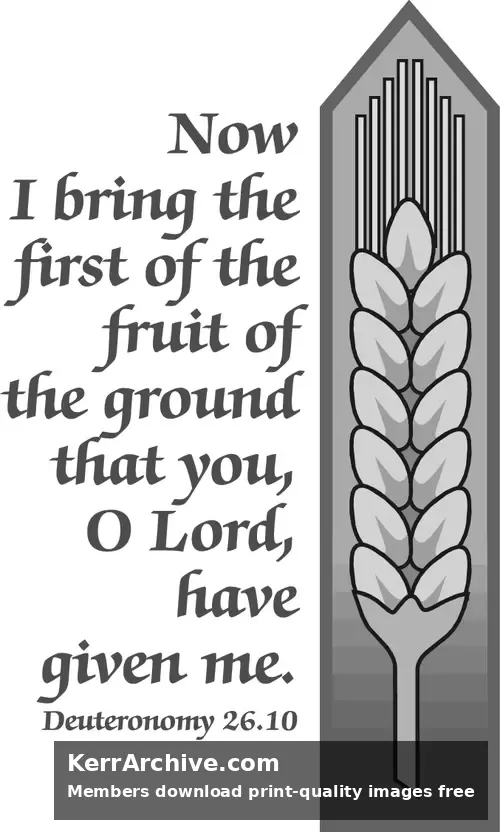 Year C Lent First Sunday (grayscale)