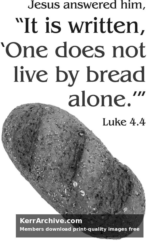 Year C Lent First Sunday (grayscale)
