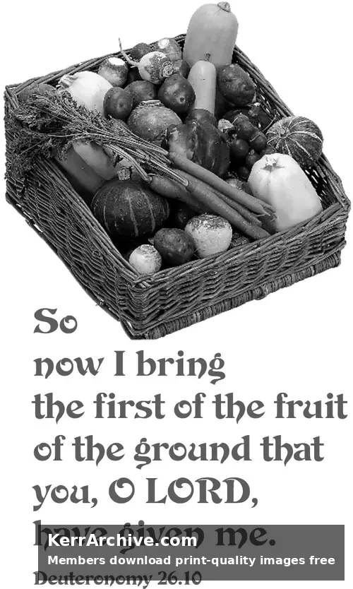 Year C Lent First Sunday (grayscale)