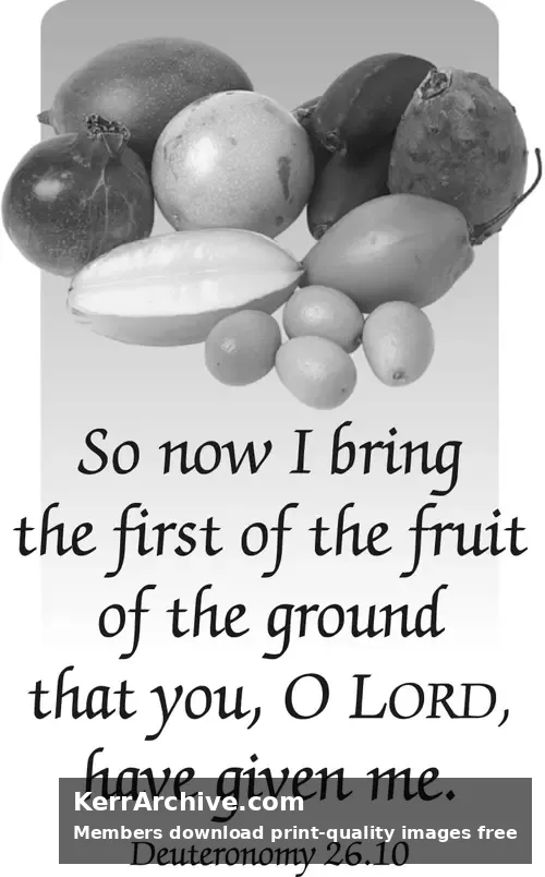 Year C Lent First Sunday (grayscale)