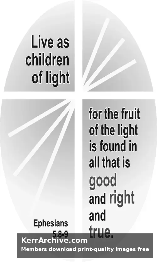 Year A Lent Fourth Sunday (grayscale)
