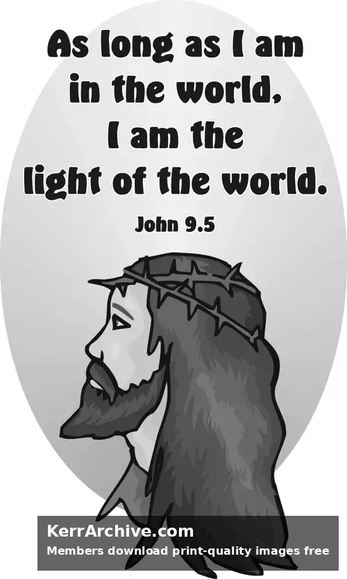 Year A Lent Fourth Sunday (grayscale)