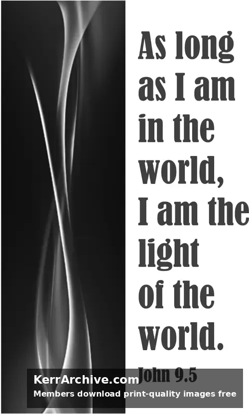 Year A Lent Fourth Sunday (grayscale)