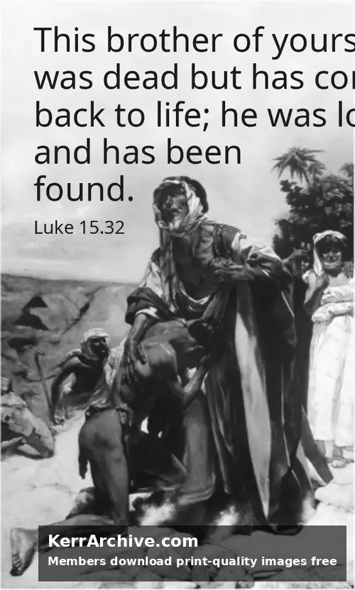 Year C Lent Fourth Sunday (grayscale)