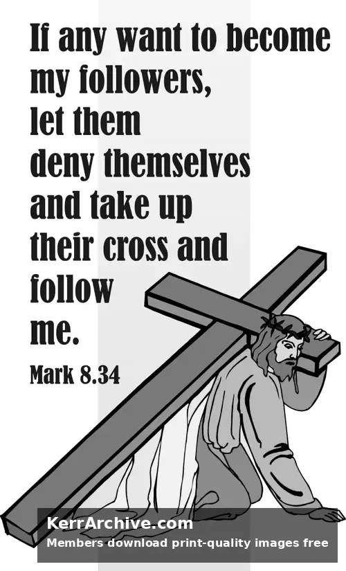 Year B Lent Second Sunday (grayscale)