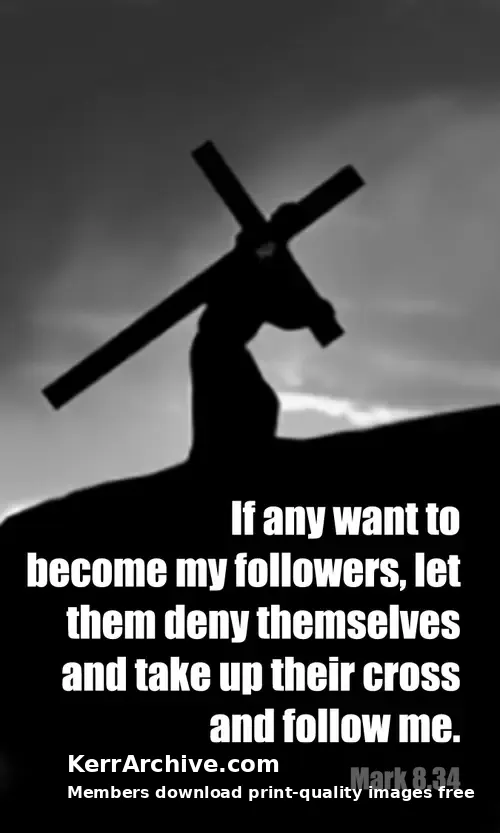 Year B Lent Second Sunday — Mark 8:38 (grayscale)
