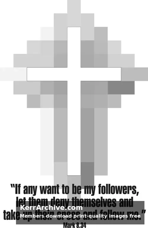 Year B Lent Second Sunday (grayscale)