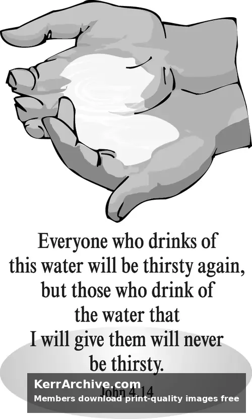 Year A Lent Third Sunday (grayscale)